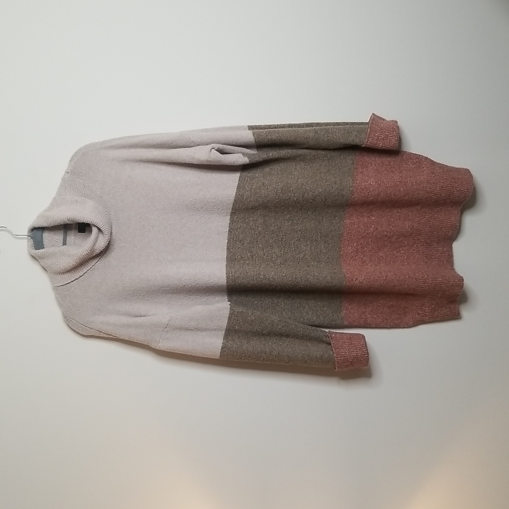 RACHEL Rachel Roy Cream Knit Sweater Dress L